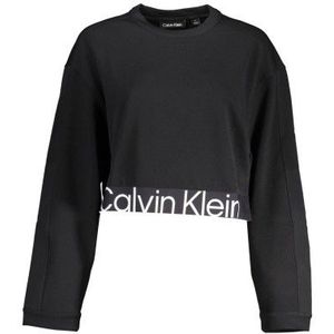 CALVIN KLEIN SWEATSHIRT WITHOUT ZIP WOMAN BLACK Color Black Size XL