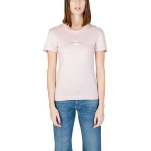 Calvin Klein Jeans T-Shirt Woman Color Pink Size XL