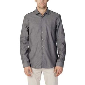 Calvin Klein Shirt Man Color Gray Size 40