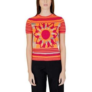 Desigual Sweater Woman Color Orange Size XXL