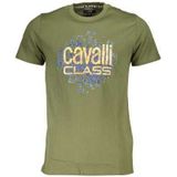 CAVALLI CLASS T-SHIRT SHORT SLEEVE MAN GREEN Color Green Size XL