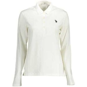 US POLO LONG SLEEVED POLO SHIRT WOMAN WHITE Color White Size XL