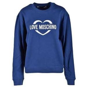Love Moschino Sweatshirt Woman Color Blue Size 42