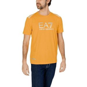 Ea7 T-Shirt Man Color Yellow Size M