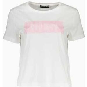 GUESS JEANS WOMEN'S SHORT SLEEVE T-SHIRT WHITE Color White Size L