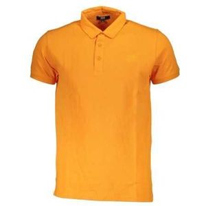 CAVALLI CLASS POLO SHORT SLEEVE MAN ORANGE Color Orange Size 2XL