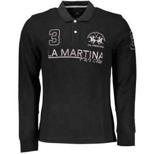 LA MARTINA POLO MANICHE LUNGHE UOMO NERO Color Black Size 3XL