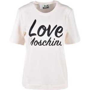 Love Moschino T-Shirt Woman Color Beige Size 46
