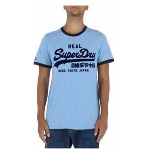 Superdry T-Shirt Man Color Azzurro Size 3XL