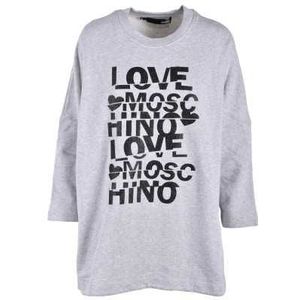Love Moschino Sweatshirt Woman Color Gray Size S