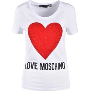 Love Moschino T-Shirt Woman Color White Size 46