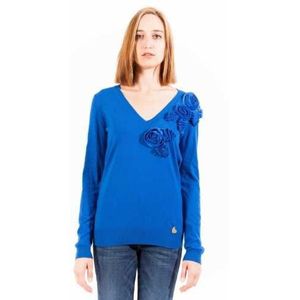 LOVE MOSCHINO WOMEN'S BLUE SWEATER Color Blue Size 44