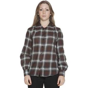 GANT WOMEN'S LONG SLEEVE SHIRT BROWN Color Brown Size 38