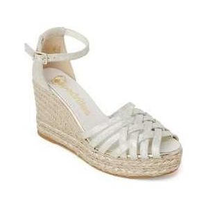 Espadrilles Sandals Woman Color White Size 41