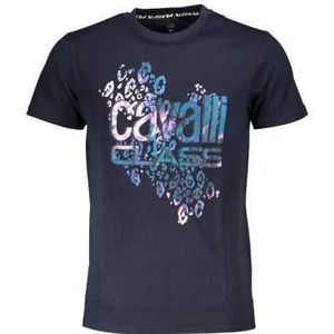 CAVALLI CLASS T-SHIRT SHORT SLEEVE MAN BLUE Color Blue Size L