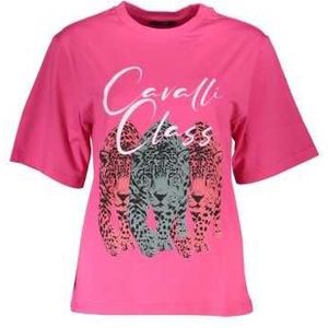 CAVALLI CLASS T-SHIRT SHORT SLEEVE WOMAN PINK Color Pink Size S