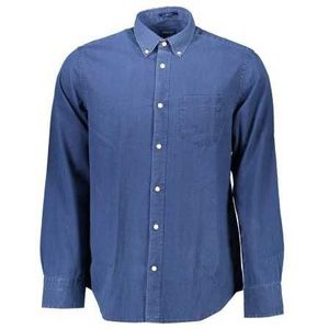 GANT MEN'S BLUE LONG SLEEVE SHIRT Color Blue Size S