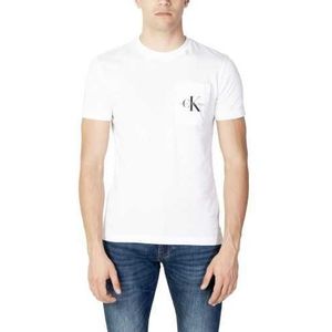 Calvin Klein Jeans T-Shirt Man Color White Size 3XL