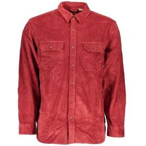 LEVI'S MEN'S RED LONG SLEEVE SHIRT Color Red Size L