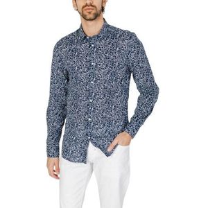 Antony Morato Shirt Man Color Blue Size 54