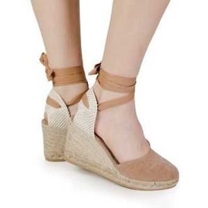 Espadrilles Sandals Woman Color Brown Size 37