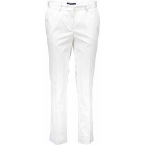 GANT WOMEN'S WHITE TROUSERS Color White Size 46