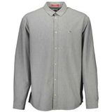 TOMMY HILFIGER MEN'S LONG SLEEVE SHIRT GRAY Color Gray Size S