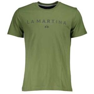 LA MARTINA GREEN MEN'S SHORT SLEEVE T-SHIRT Color Green Size L