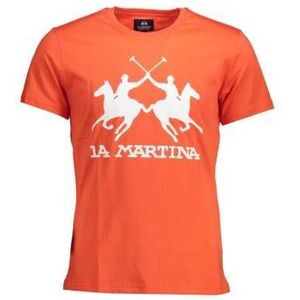 LA MARTINA MAN SHORT SLEEVE T-SHIRT ORANGE Color Orange Size L