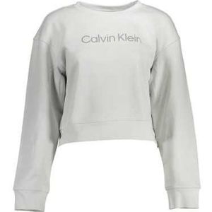 CALVIN KLEIN SWEATSHIRT WITHOUT ZIP WOMAN GRAY Color Gray Size XL
