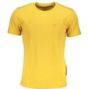 GUESS JEANS T-SHIRT MANICHE CORTE UOMO GIALLO Color Yellow Size XL