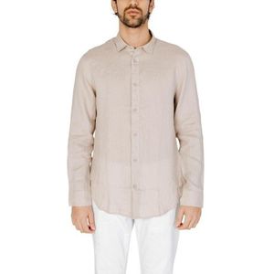 Armani Exchange Shirt Man Color Beige Size XXL