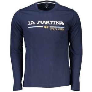 LA MARTINA T-SHIRT MANICHE LUNGHE UOMO BLU Color Blue Size XL