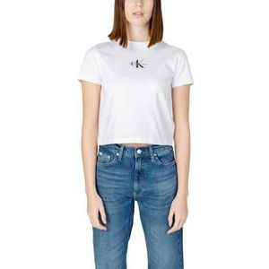 Calvin Klein Jeans T-Shirt Woman Color White Size M