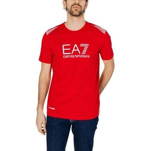 Ea7 T-Shirt Man Color Red Size M