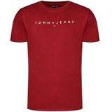 Tommy Hilfiger Jeans T-Shirt Man Color Bordeaux Size L