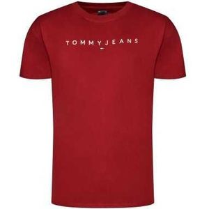Tommy Hilfiger Jeans T-Shirt Man Color Bordeaux Size L