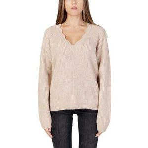 Vila Clothes Sweater Woman Color Beige Size M