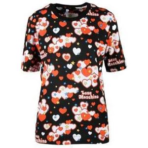 Love Moschino T-Shirt Woman Color Black Size 42