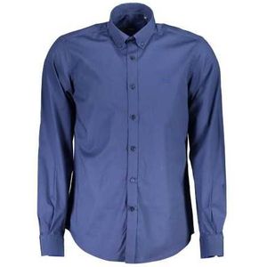 HARMONT & BLAINE BLUE MAN LONG SLEEVED SHIRT Color Blue Size XL