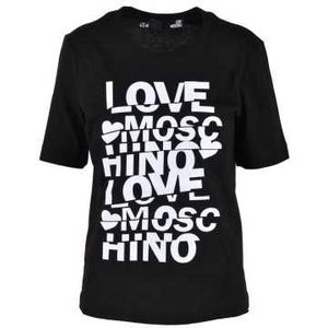 Love Moschino T-Shirt Woman Color Black Size 40