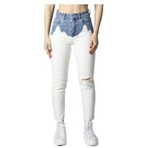 Only Jeans Woman Color White Size W28_L32