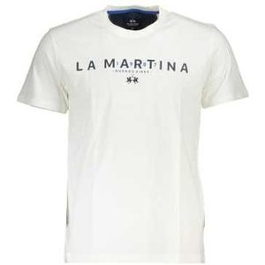 LA MARTINA MEN'S SHORT SLEEVE T-SHIRT WHITE Color White Size M