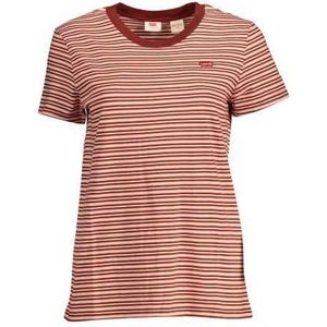 LEVI'S RED WOMAN SHORT SLEEVE T-SHIRT Color Red Size S