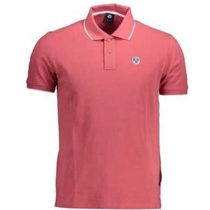 NORTH SAILS PINK MEN'S SHORT SLEEVE POLO SHIRT Color Pink Size XL
