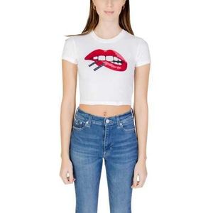 Tommy Hilfiger Jeans T-Shirt Woman Color White Size M