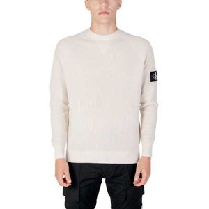 Calvin Klein Jeans Sweater Man Color Beige Size XXL