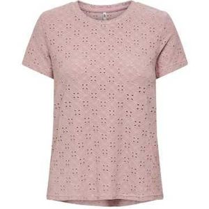 Jacqueline De Yong T-Shirt Woman Color Pink Size S