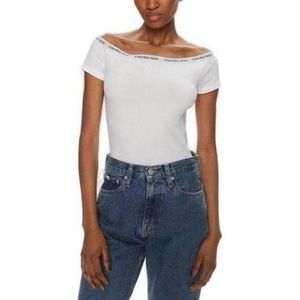 Calvin Klein Jeans T-Shirt Woman Color White Size L