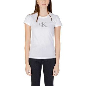 Calvin Klein Jeans T-Shirt Woman Color White Size M
